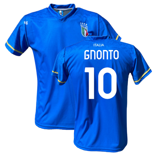 Maglia Italia Gnonto 10 Nazionale 2023 FIGC ufficiale